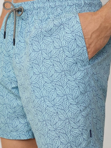 Hackett London Badeshorts in Blau