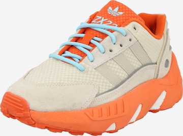 Baskets basses 'Zx 22 Boost' ADIDAS ORIGINALS en gris : devant