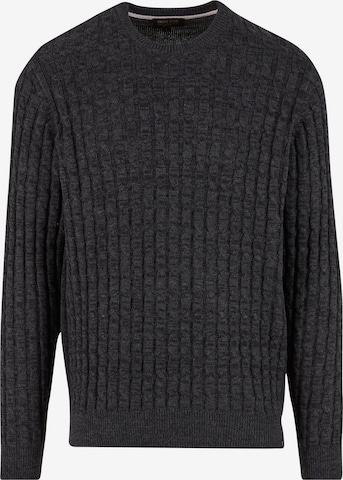 INDICODE JEANS Pullover 'Trevin' in Grau: Vorderseite