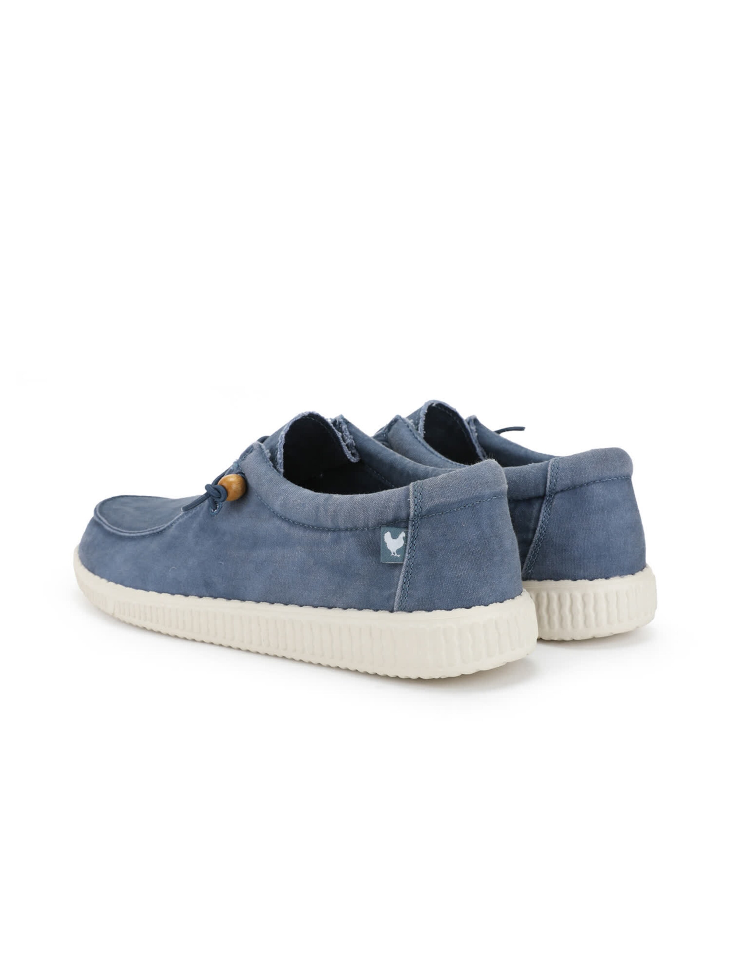 Walk In Pitas Moccasin 'Wallabi' in Blue: back