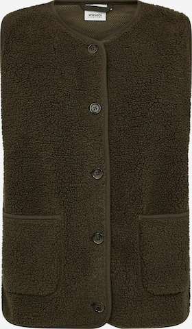 Wasabi Concept Bodywarmer ' WA-NETTIE ' in Groen: voorkant