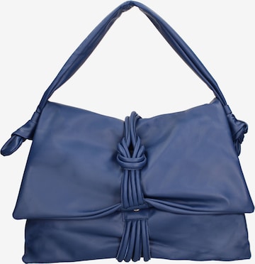 Viola Castellani Schultertasche in Blau: Vorderseite