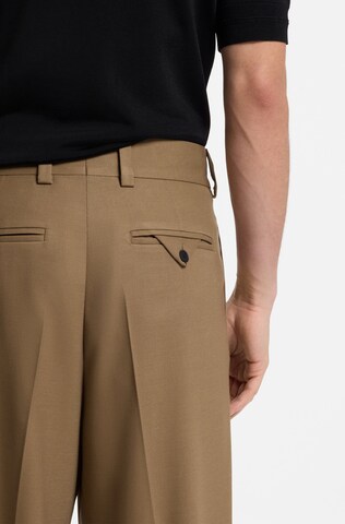 HUGO Slimfit Hose ' Flips ' in Beige