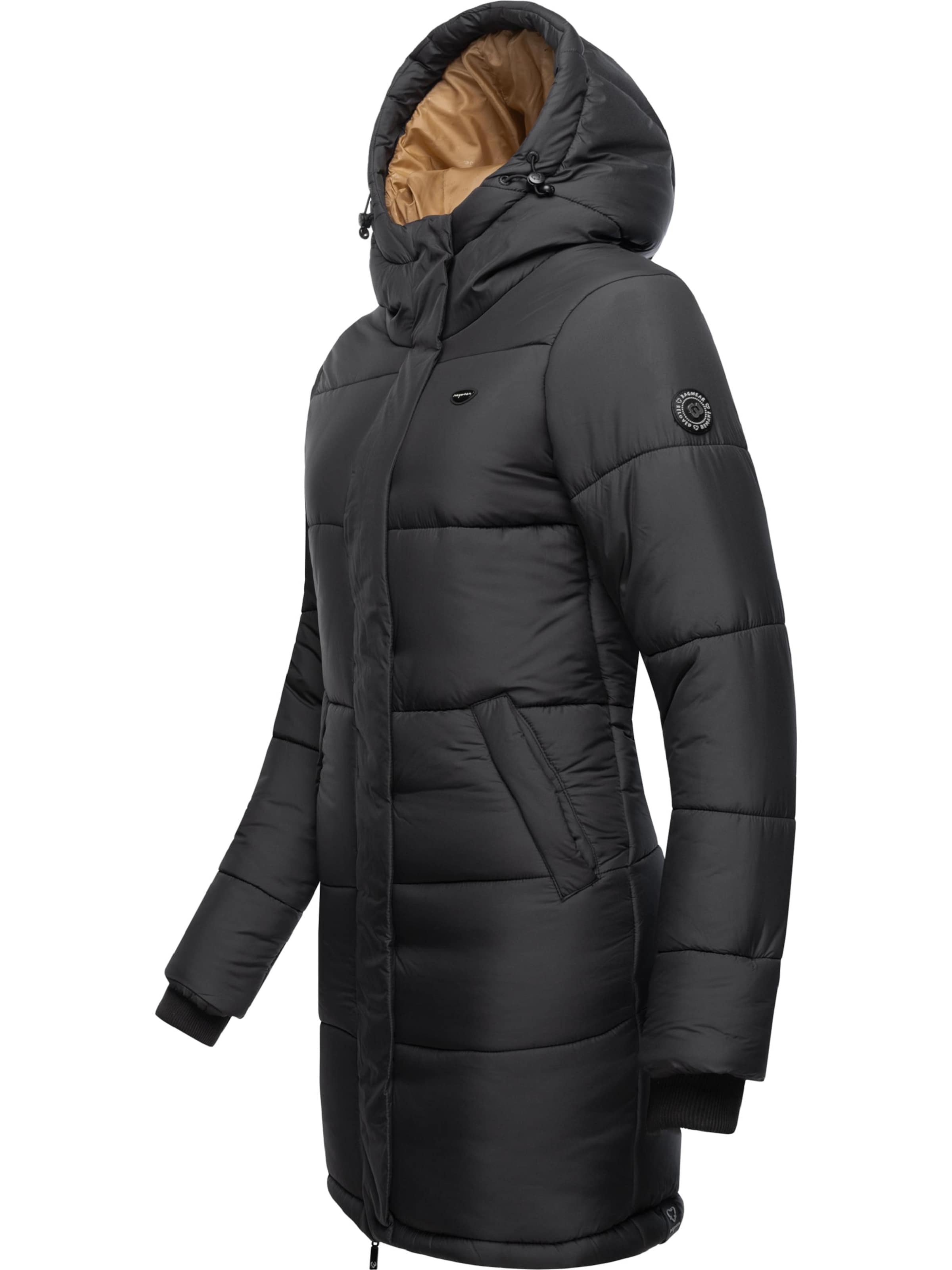 Ragwear Zimní kabát 'Relive' – černá