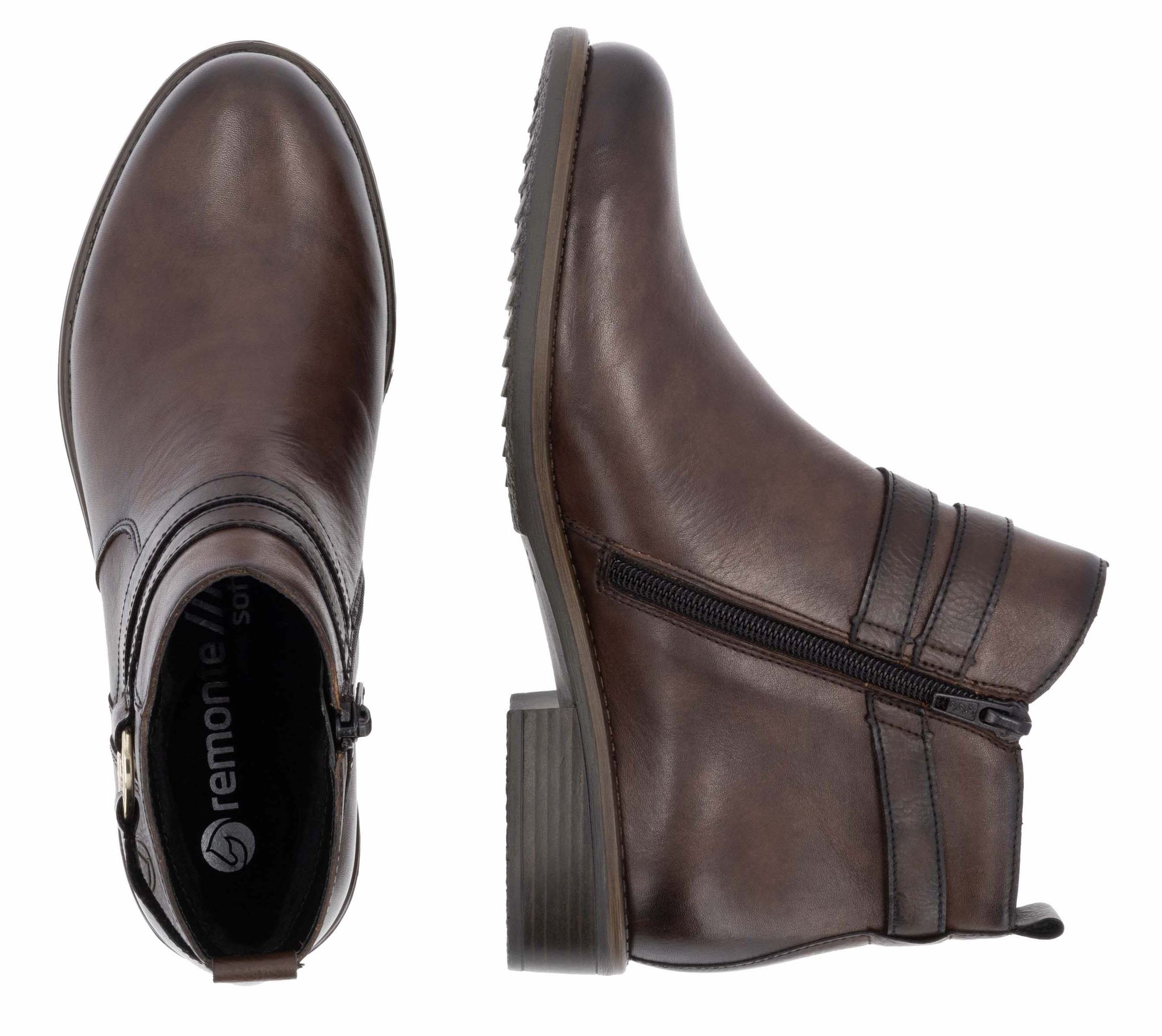 REMONTE Ankle Boots 'D0F77' in Brown