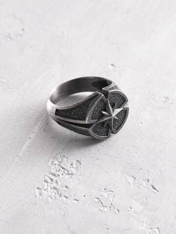 REYTEL Ring 'COMPASS' in Silber