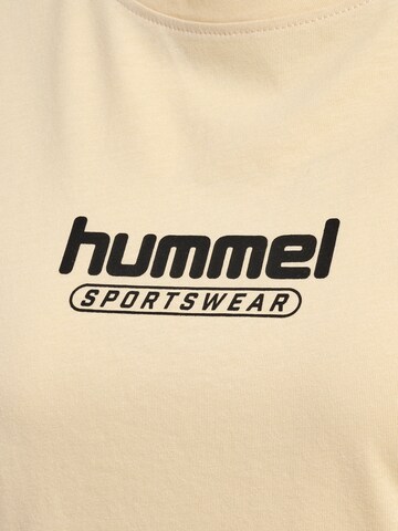 T-shirt fonctionnel 'Booster' Hummel en beige