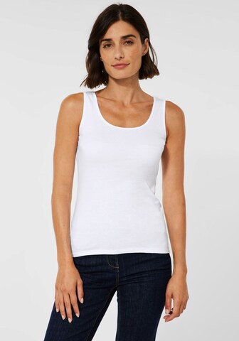 CECIL Top 'Linda' in White: front