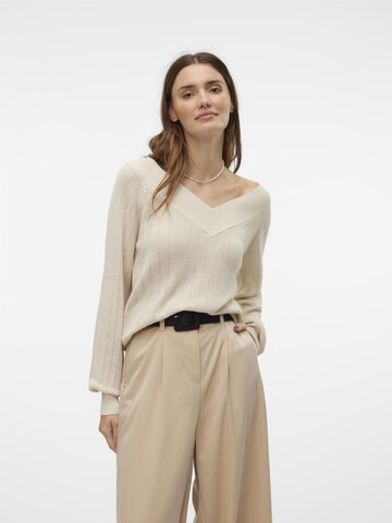 VERO MODA Pullover 'New Lexsun' in Grau: Vorderseite