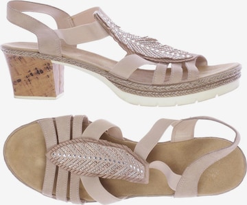 Rieker Sandalen 42 in Beige: predná strana