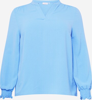 ONLY Carmakoma Blouse 'METTA' in Blauw: voorkant