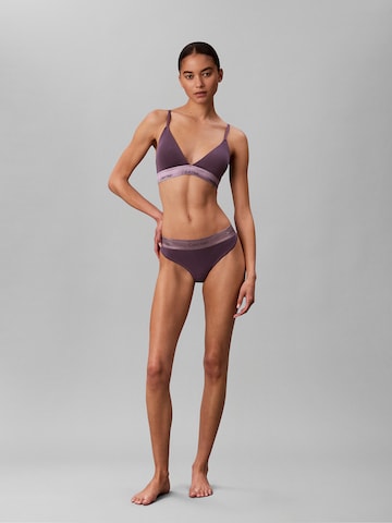 Calvin Klein Triangel BH in Lila