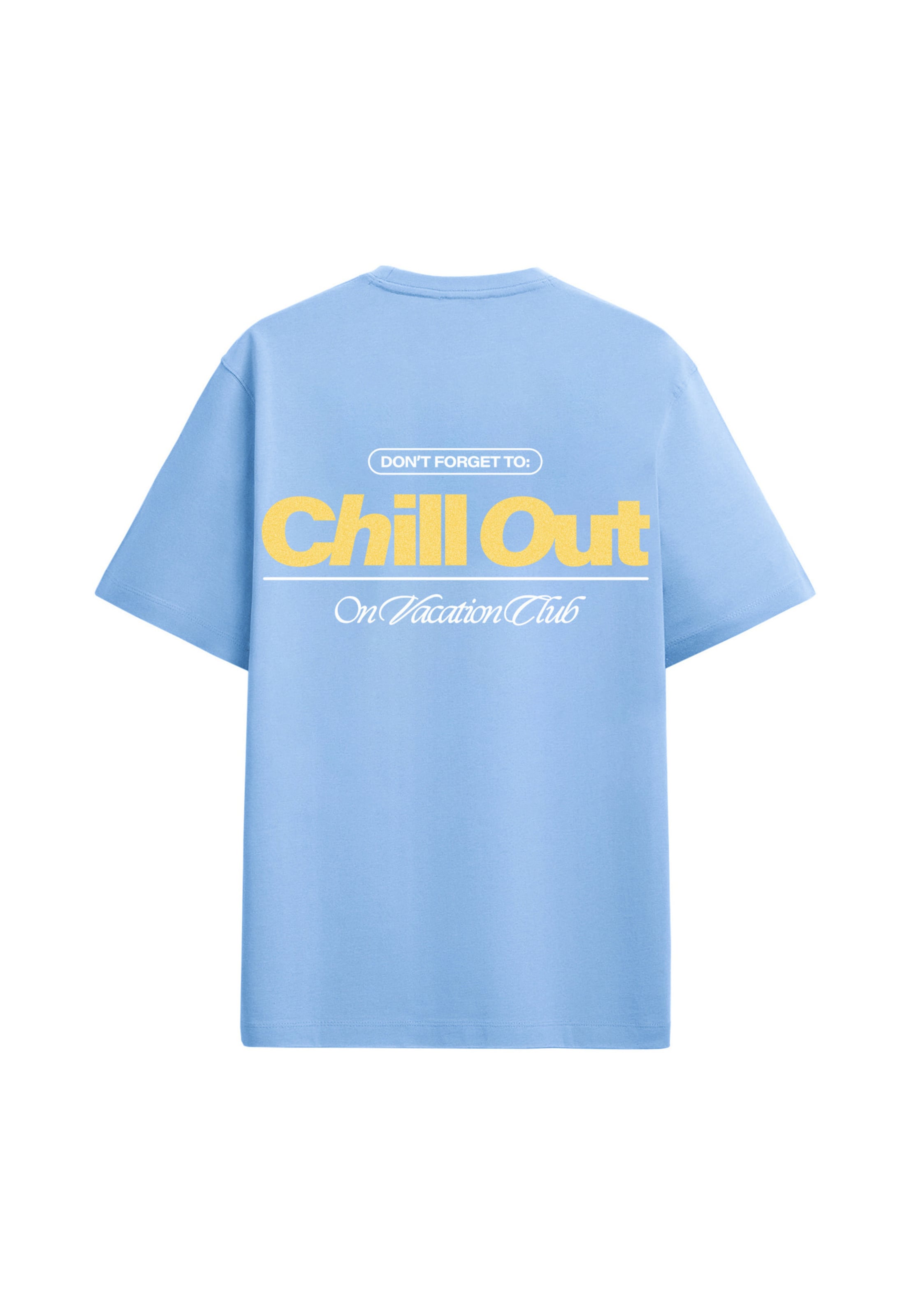 On Vacation Shirt 'Chill Out' in Blue