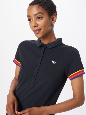 Superdry Polokleid in Blau