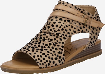 Sandales Blowfish Malibu en beige : devant