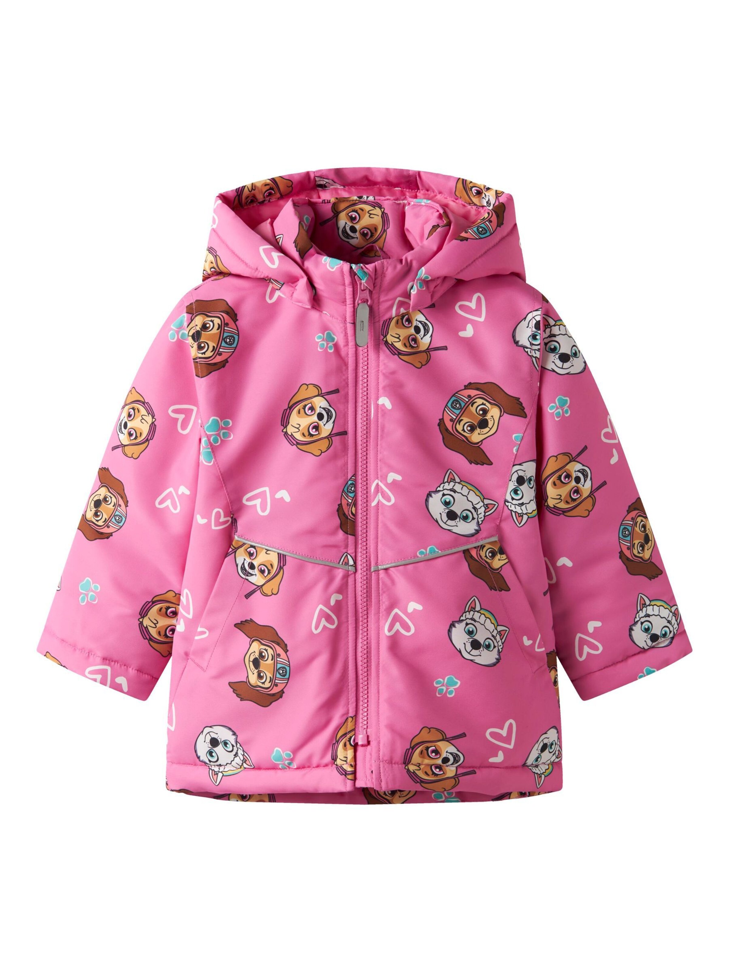 NAME IT - Chaqueta de entretiempo 'Paw Patrol' en rosa: frente