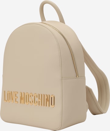 Love Moschino Backpack 'BOLD LOVE' in Beige
