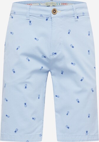 COLOURS & SONS Chino in Blauw: voorkant
