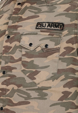 CIPO & BAXX Regular fit Overhemd 'Army' in Beige