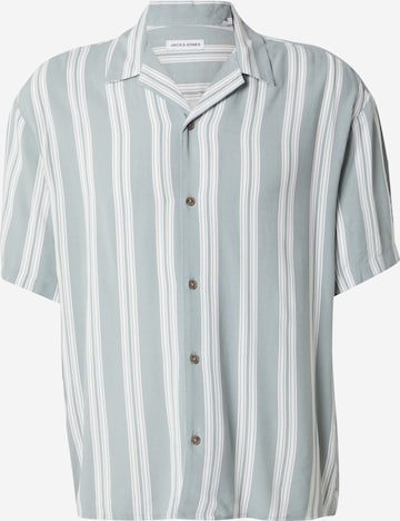 Chemise 'JJEJeff' JACK & JONES en vert : devant