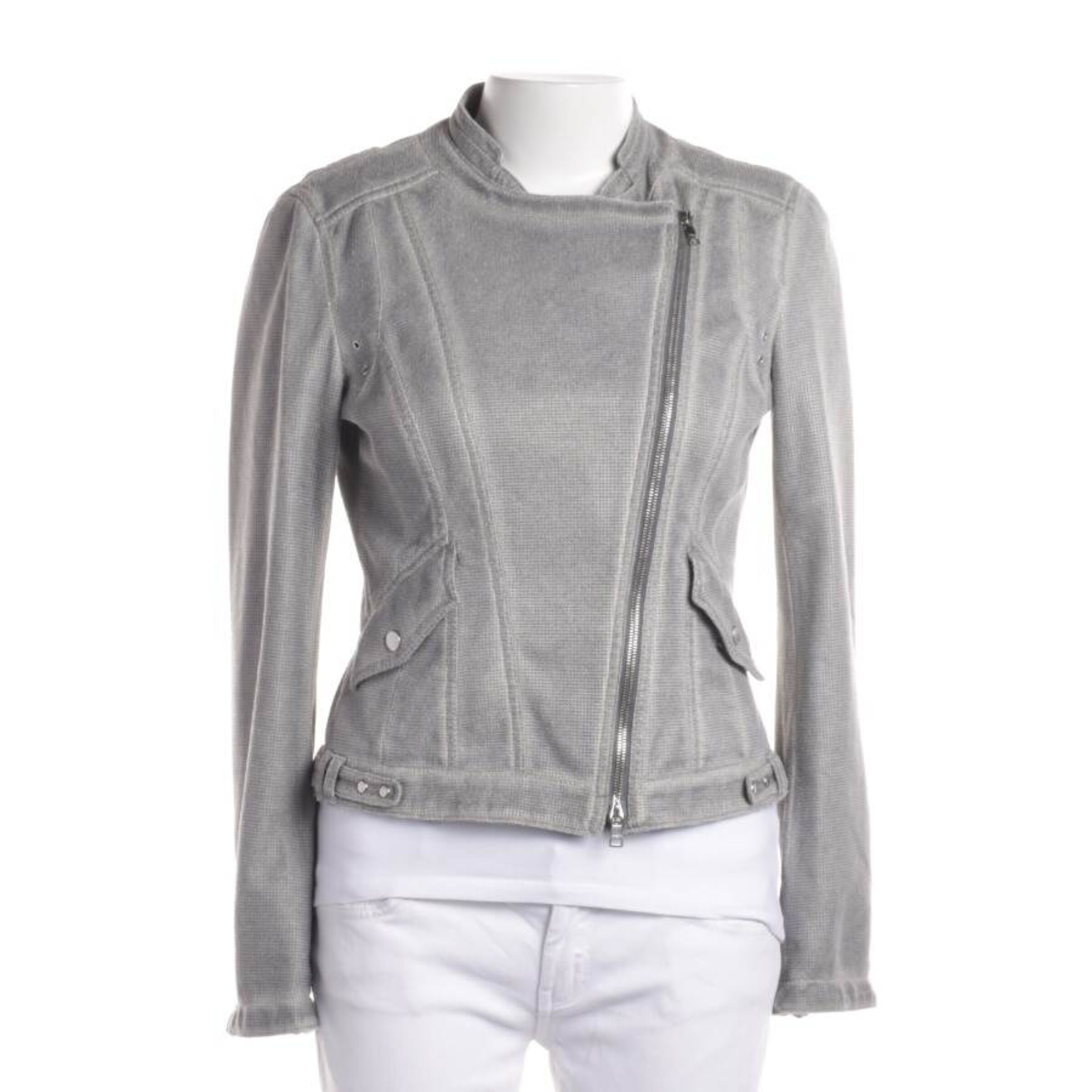 Marc Cain Jacket & Coat in M in Grey: front