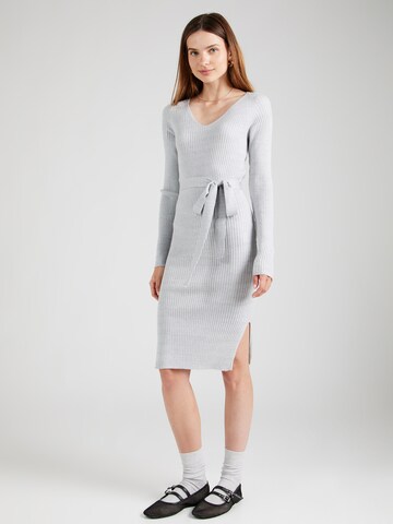 VERO MODA Knitted dress 'VMSABA' in Grey: front