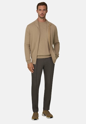Boggi Milano Gebreid vest in Beige: voorkant