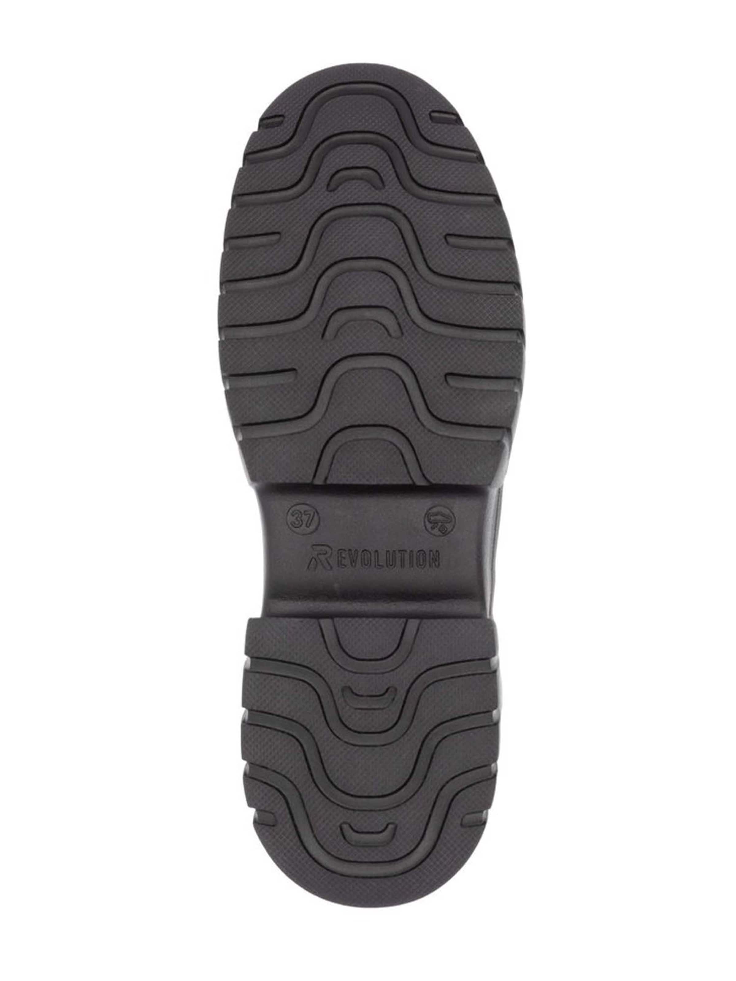 Rieker Sport Fűzős rövid szárú csizmák - fekete