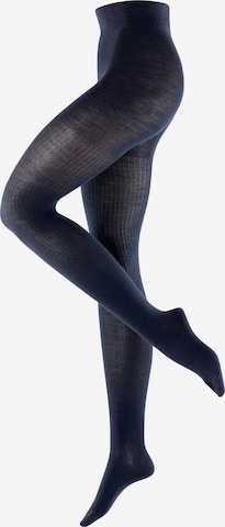 BURLINGTON Strumpfhose 'Rib Couture' in Blau: Vorderseite