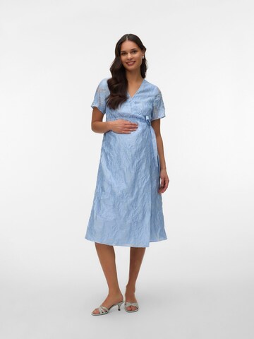 MAMALICIOUS Kjole 'MLPOLINA' i blå