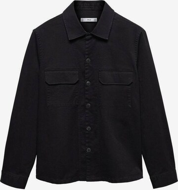 MANGO MAN Button Up Shirt 'Agios' in Black: front