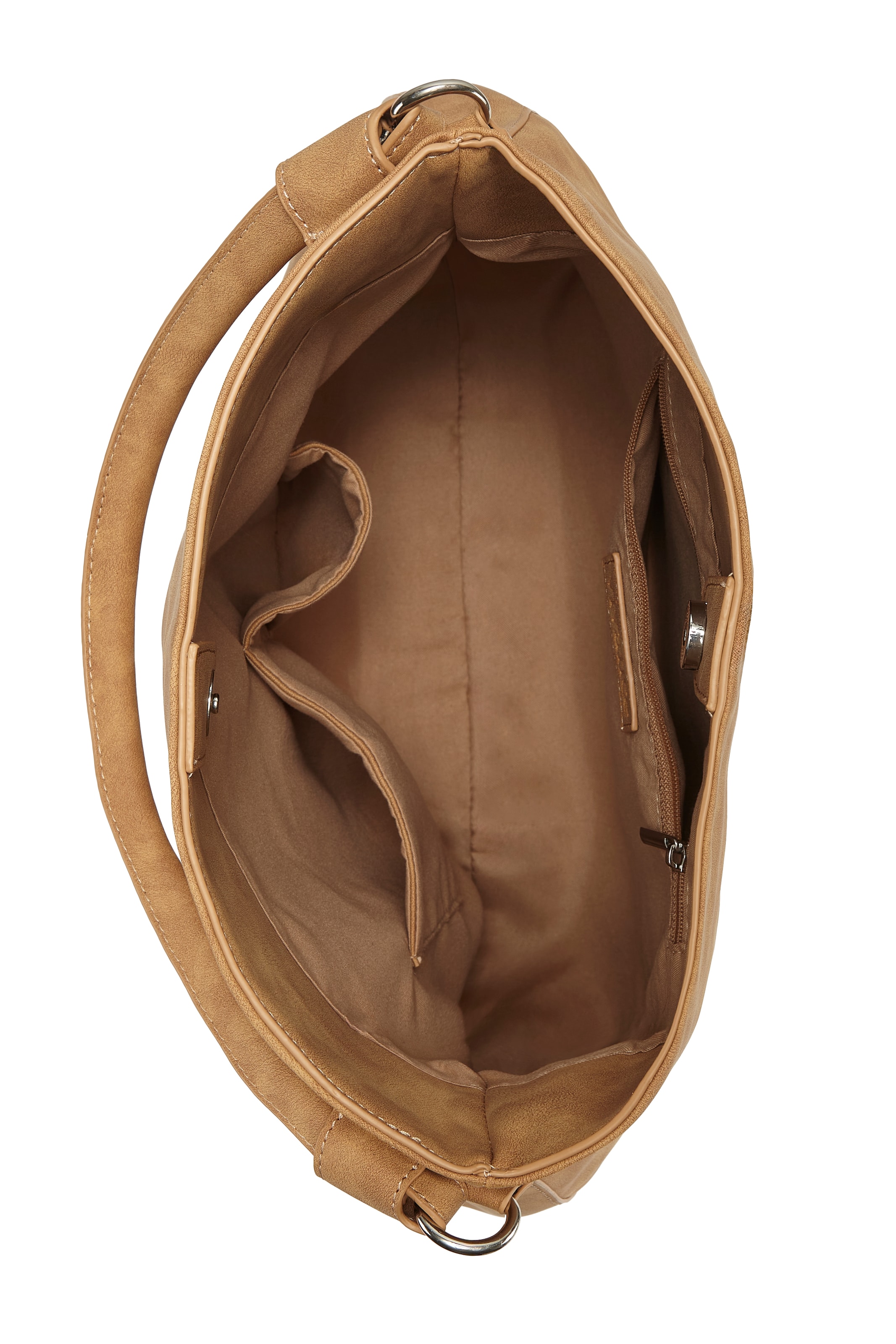 VIVANCE Shoulder Bag in Beige: front