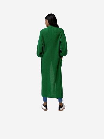 Elara Gebreide mantel in Groen