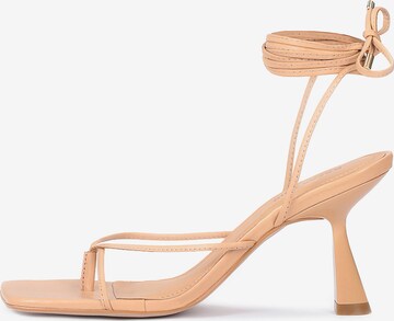 Kazar Studio Sandal in Beige: front