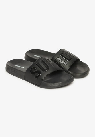 Superdry Strand-/badschoen in Zwart
