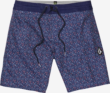 Volcom Board Shorts 'Fuse Stoney' in Blue: front