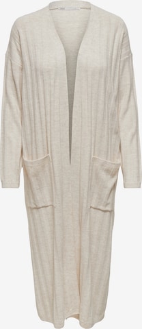 Cardigan ONLY en beige : devant