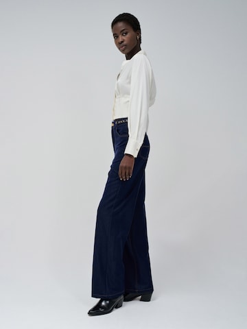 évasé Jean Salsa Jeans en bleu