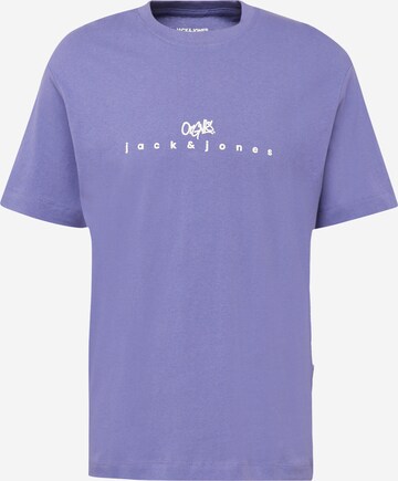 T-Shirt 'SILVERLAKE' JACK & JONES en violet : devant