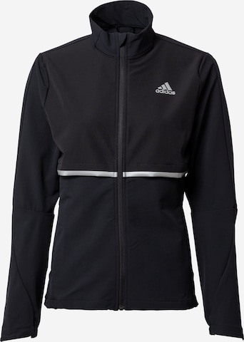 ADIDAS SPORTSWEAR Sportjacke 'Own The Run' in Schwarz: predná strana