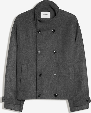 Veste mi-saison Bershka en gris : devant