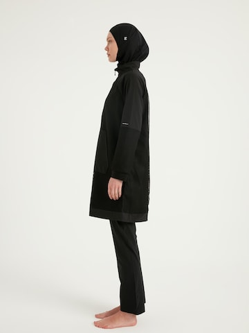 MARINA High neck Baddräktsklänning 'Modest Marina M2534-1' i svart