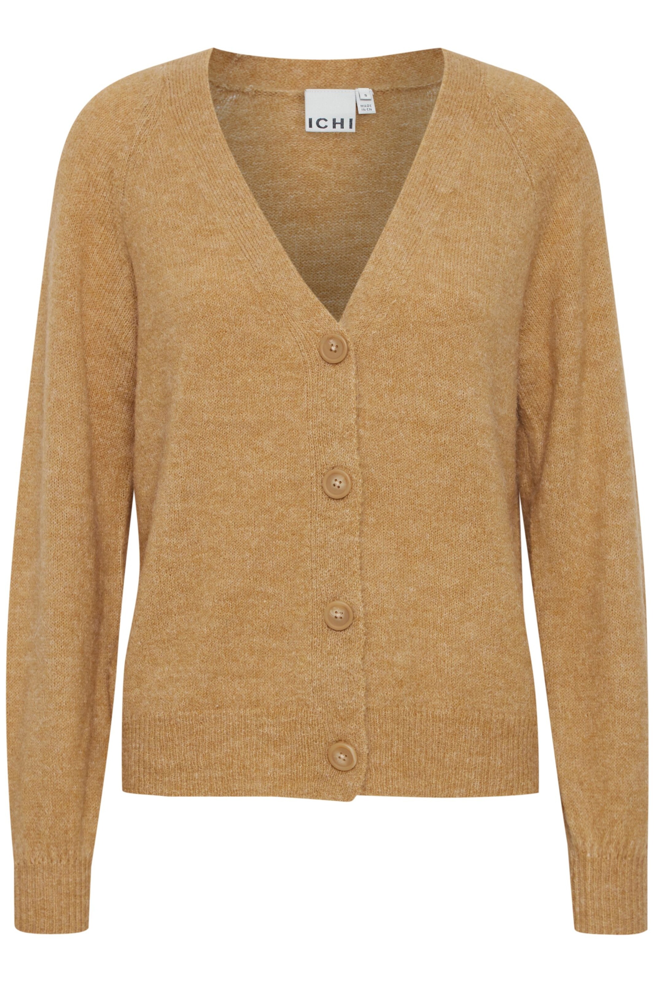 ICHI Cardigan 'Kamara' i gul: forside