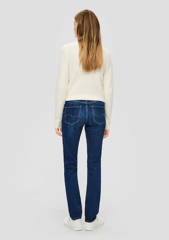 QS regular Jeans 'Catie' i blå