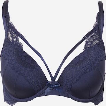 Hunkemöller Triangle Bra 'Georgia' in Blue: front