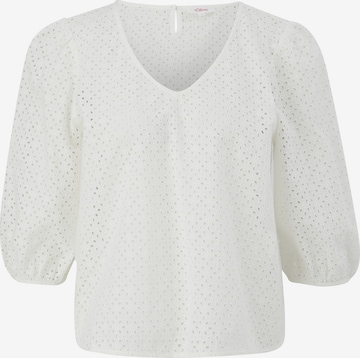 s.Oliver Blouse in Beige: voorkant