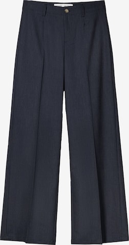 Bershka Bandplooibroek in Blauw: voorkant