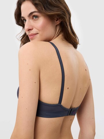 BeeDees T-shirt Bra 'Bügel-BH Microfun W' in Blue