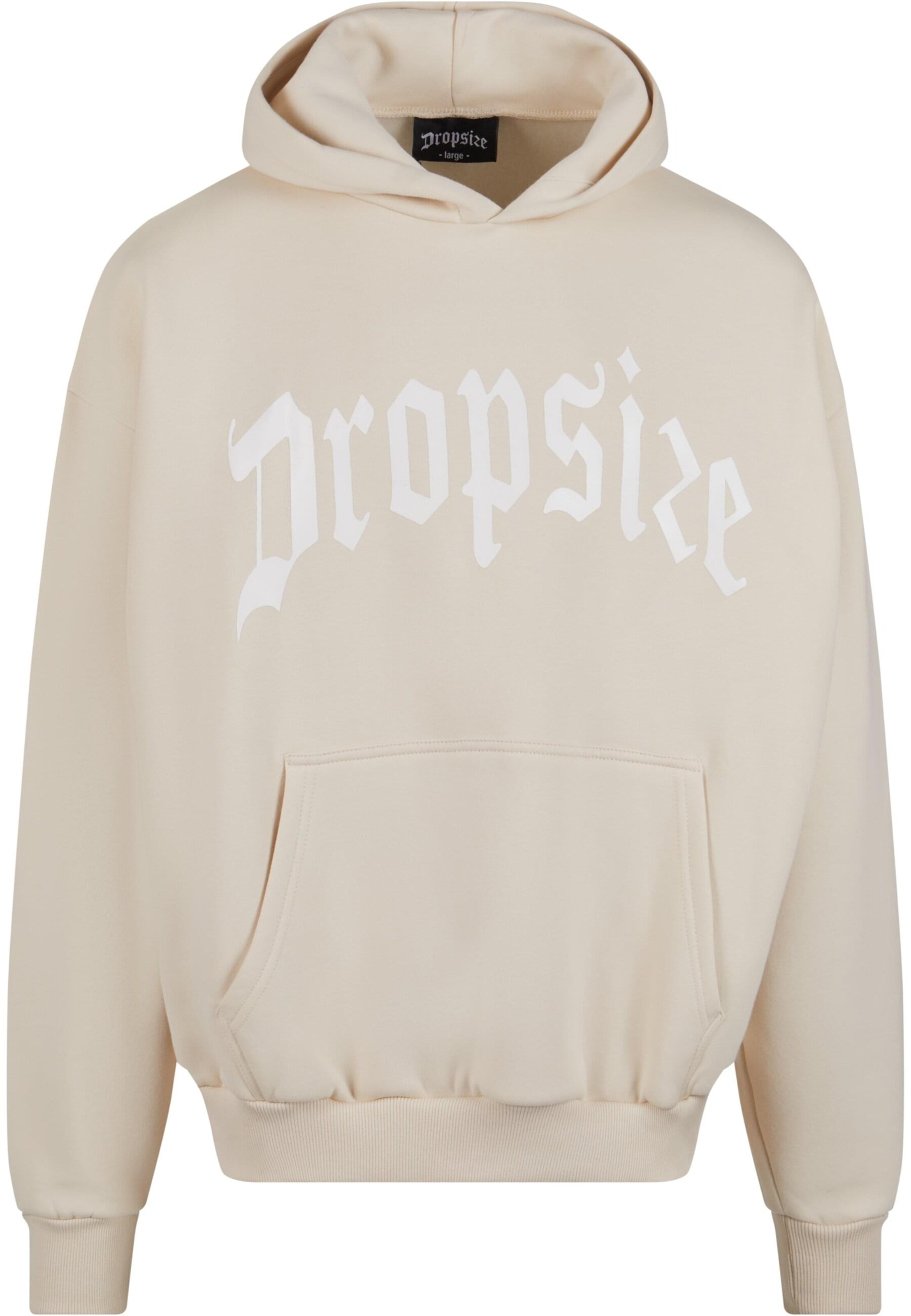 Dropsize Sweatshirt in Beige: voorkant