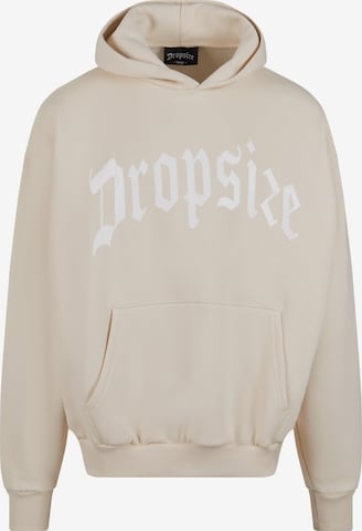 Dropsize Sweatshirt i beige: framsida